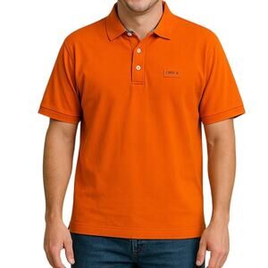Orvis Orange Signature Polo Shirt Mens XL